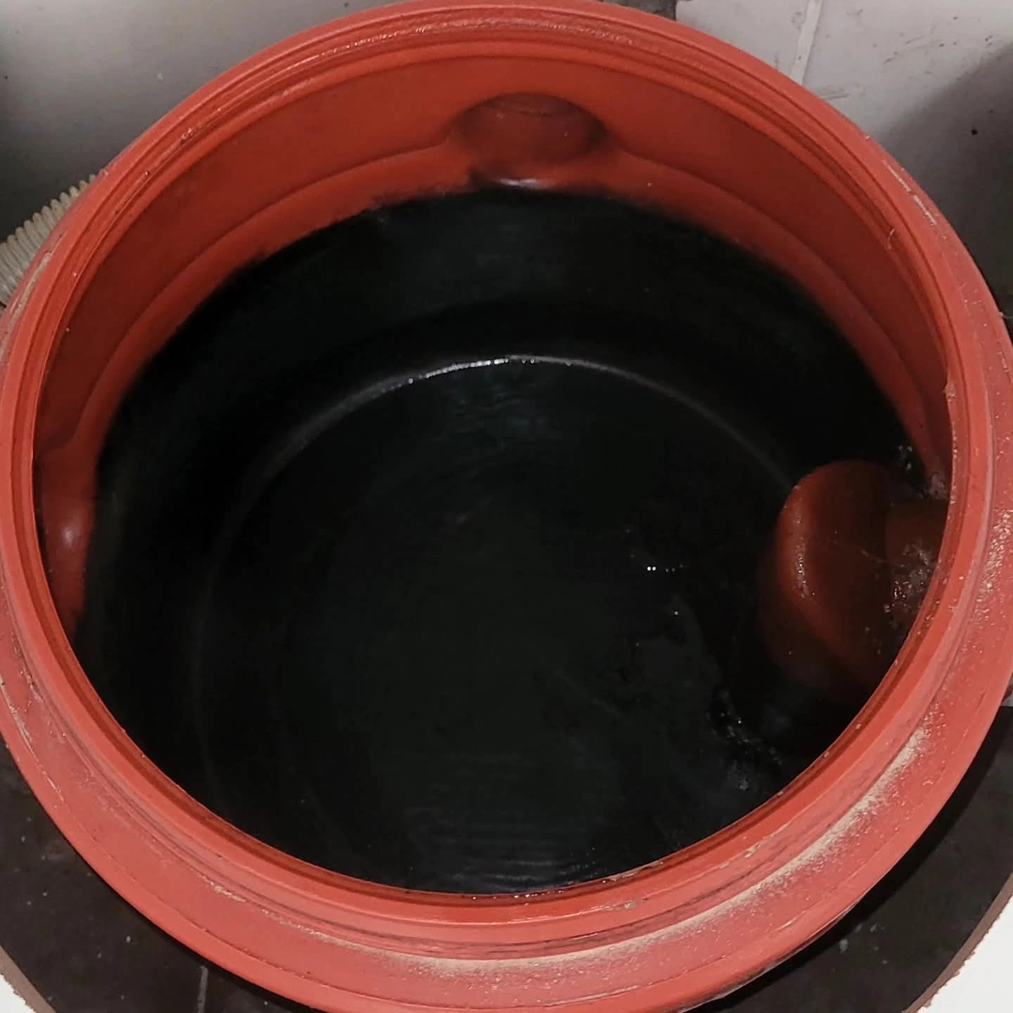 Grasera antes de limpieza