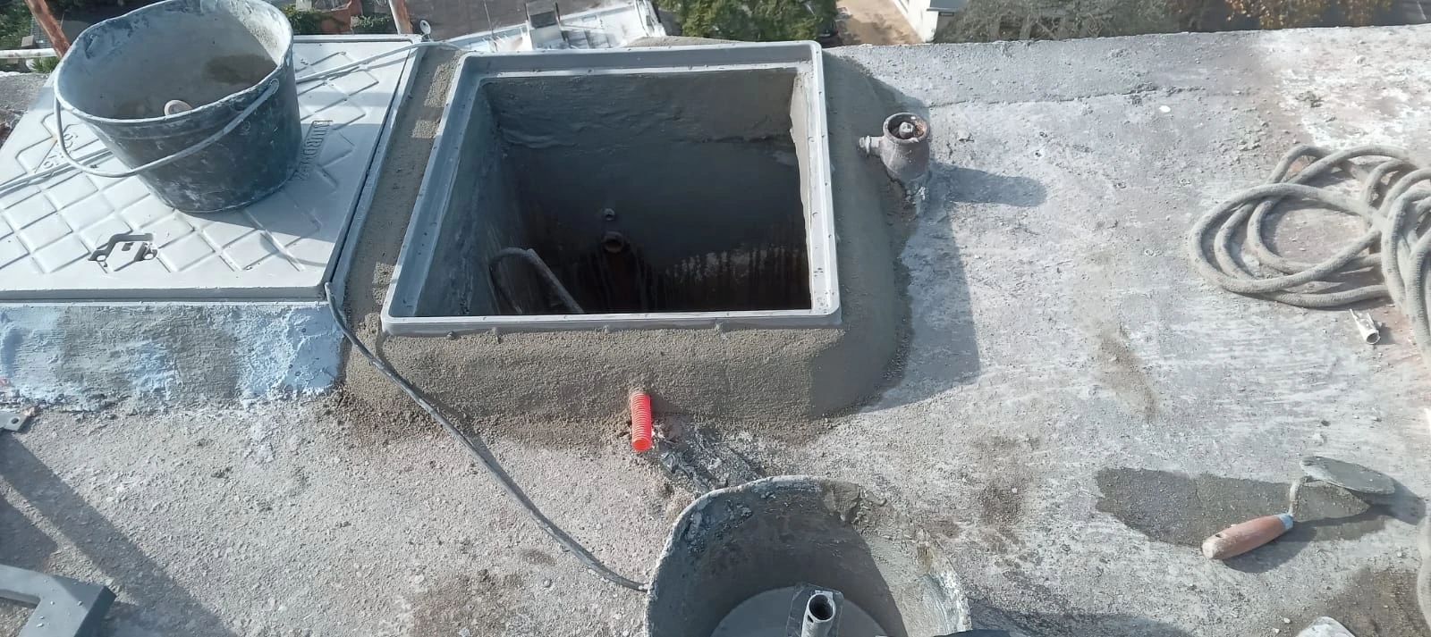 Cambio de tanque de techo